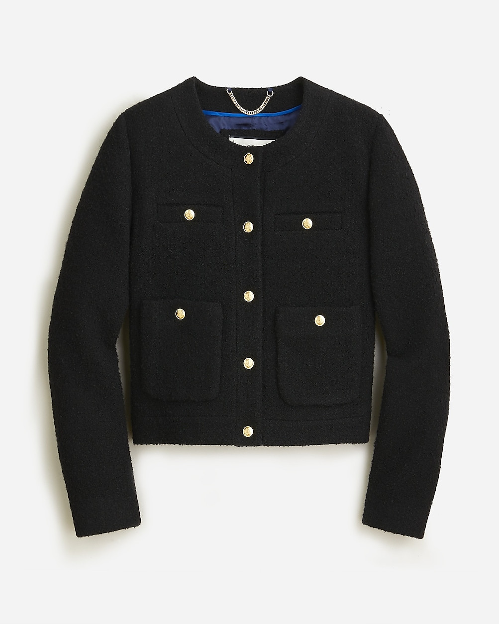 Collection cropped lady jacket in Italian wool-blend bouclé | J. Crew US