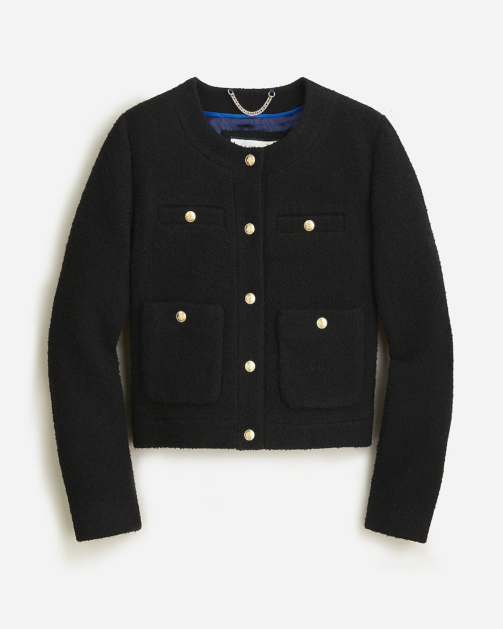 Collection cropped lady jacket in Italian wool-blend bouclé | J.Crew US