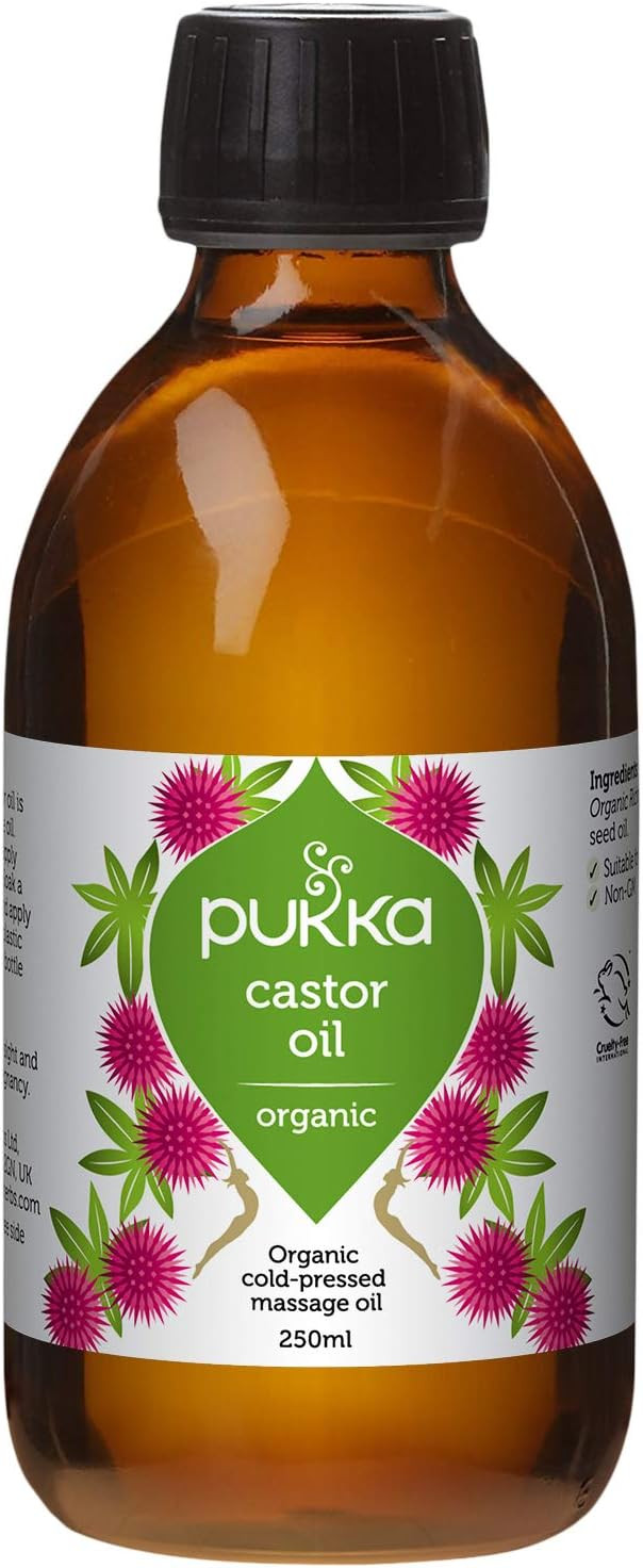 Pukka Herbs Castor Oil, Organic & Cold-Pressed, 250ml Bottle | Amazon (UK)