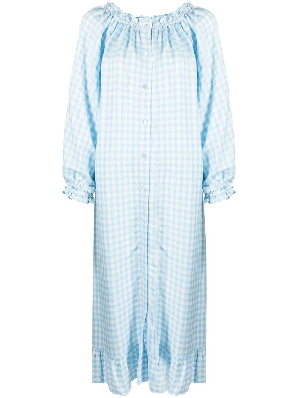 Sleeper Gingham Midi Dress - Farfetch | Farfetch Global