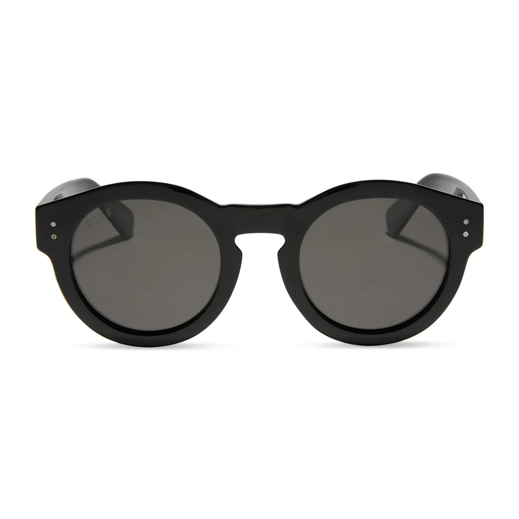 MADISON MEALY - NORA + BLACK + GREY + POLARIZED SUNGLASSES | DIFF Eyewear