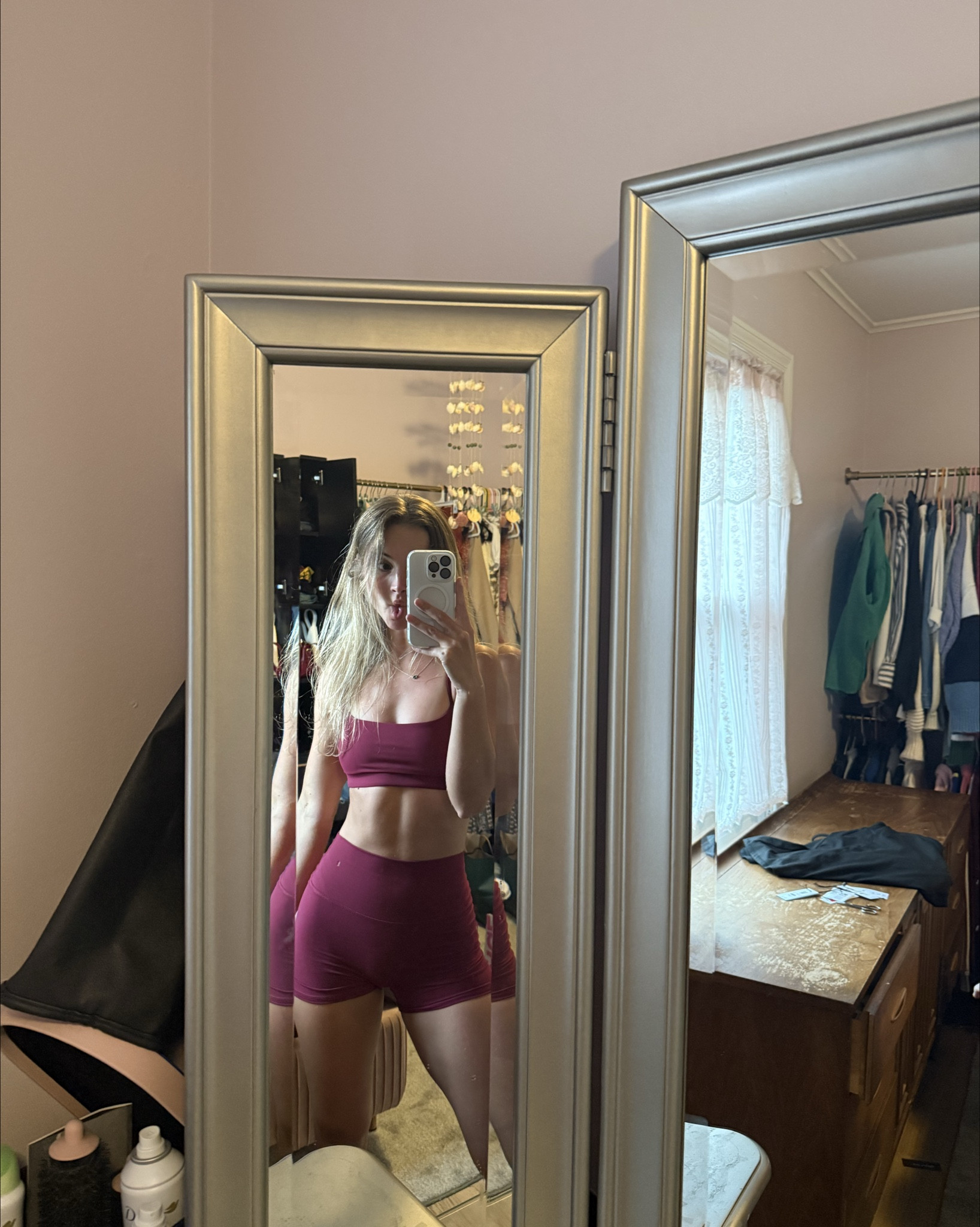 Such great quality!!! (For reference I got an XS top and a Small in the shorts!) and this color is sooo cute) 

#LTKActive