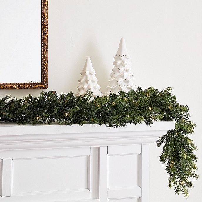 Prelit Grandis Fir Garland | Ballard Designs, Inc.