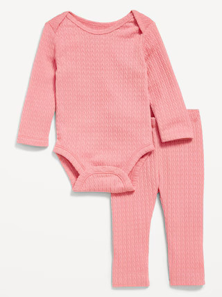 Jacquard-Knit Bodysuit and Leggings Set for Baby | Old Navy (US)