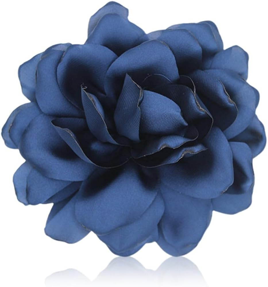 Broche Fleur De Roses, Broche Femme Vetement, Grande Broches De Mousseline, pince cheveux mariage... | Amazon (FR)