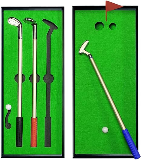 Golf Pen Set & Mini Desktop Golf Putting Green Game - Gifts for Adults, Kids, Dad, Mom, Men, Wome... | Amazon (US)