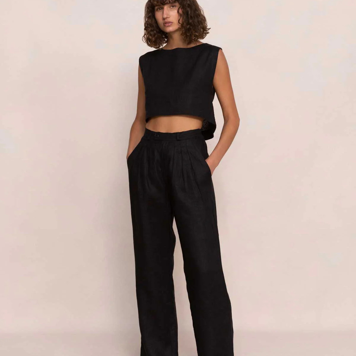 LOUIS TROUSER - BLACK | POSSE (US)