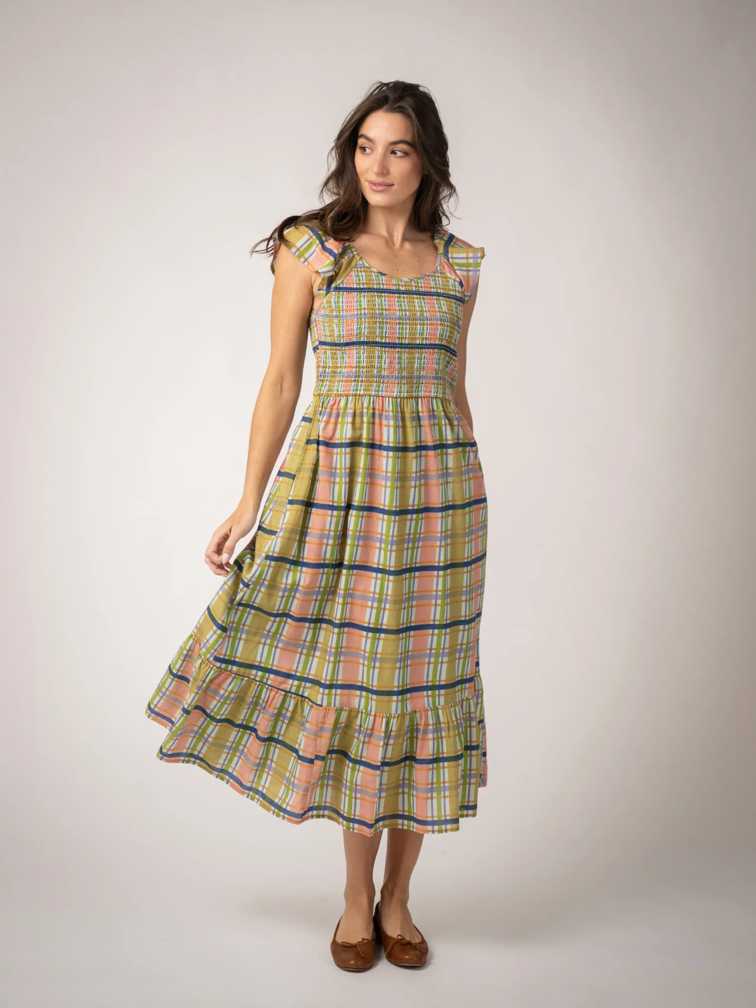 The Goldie Dress | Camden Plaid | Beau & Ro