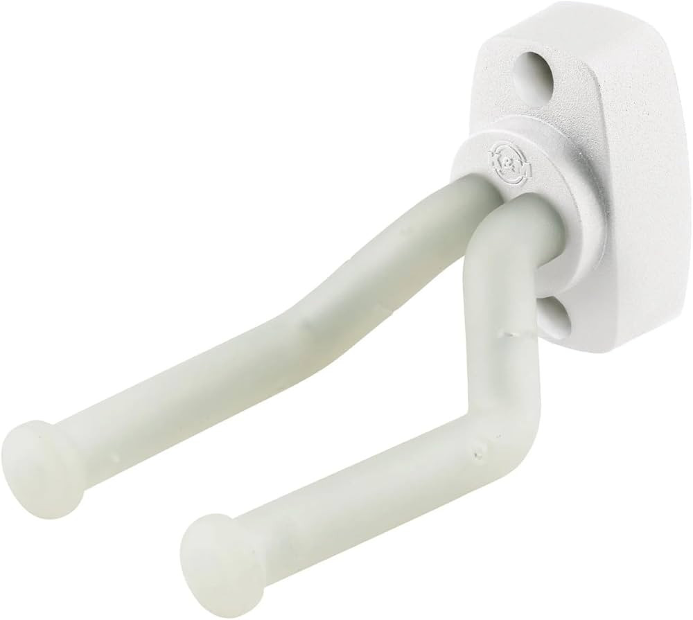 K&M Guitar Wall Mount-White with Translucent Support Elements (16280.014.00) | Amazon (US)