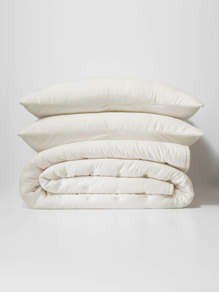 Linen Bamboo Puckered Quilt Bundle | Cozy Earth