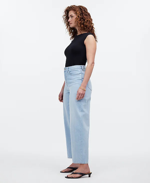 The Curvy Perfect Vintage Wide-Leg Crop Jean | Madewell