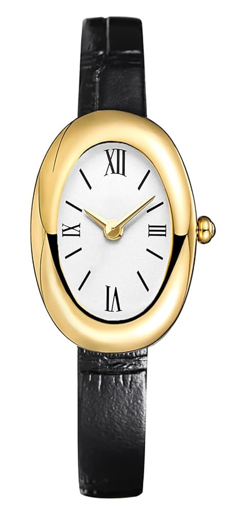 MASTOP Bracelet Watch for Women - Elegant 24mm Oval Dial Bangle Watch - Gold Jewelry Style Quartz... | Amazon (US)