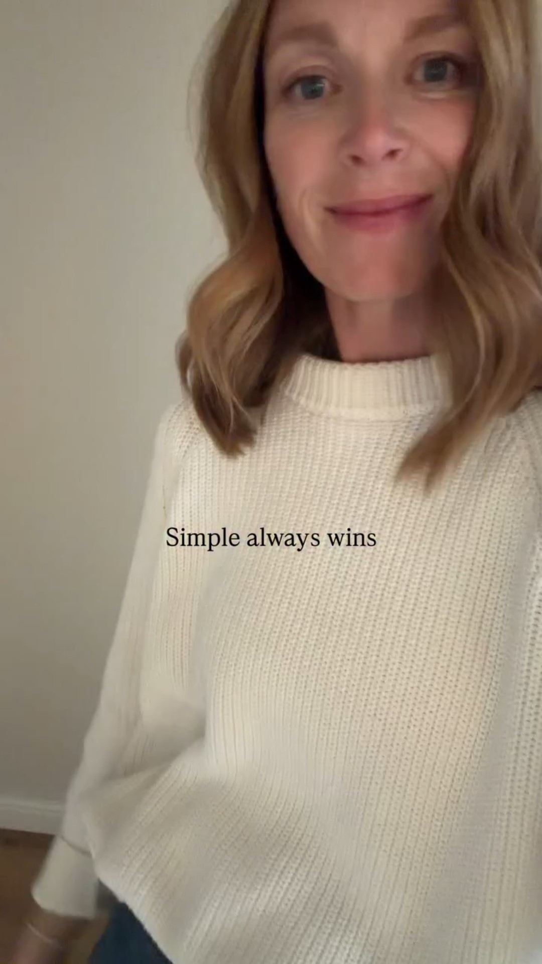 Simple always wins, especially when it’s all natural fibers. Comment “simple” for links and please shop mindfully. Most of us really don’t need more clothes, just ideas for how to style what we already have. 🤍