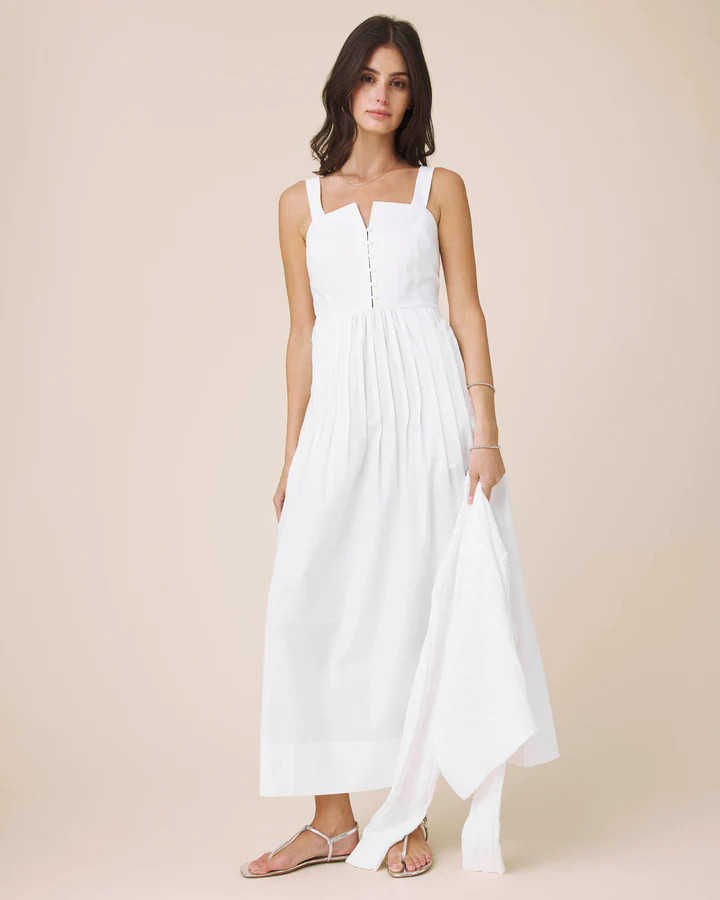 Maggie Poplin Midi Dress | Splendid