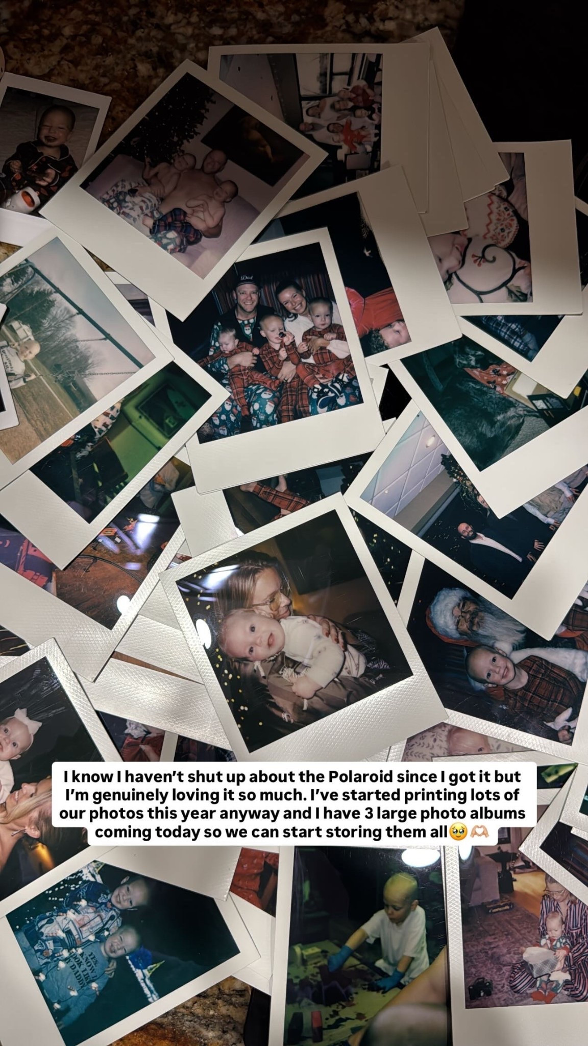 Linking the Polaroid camera I have as well as the photo album I bought! 