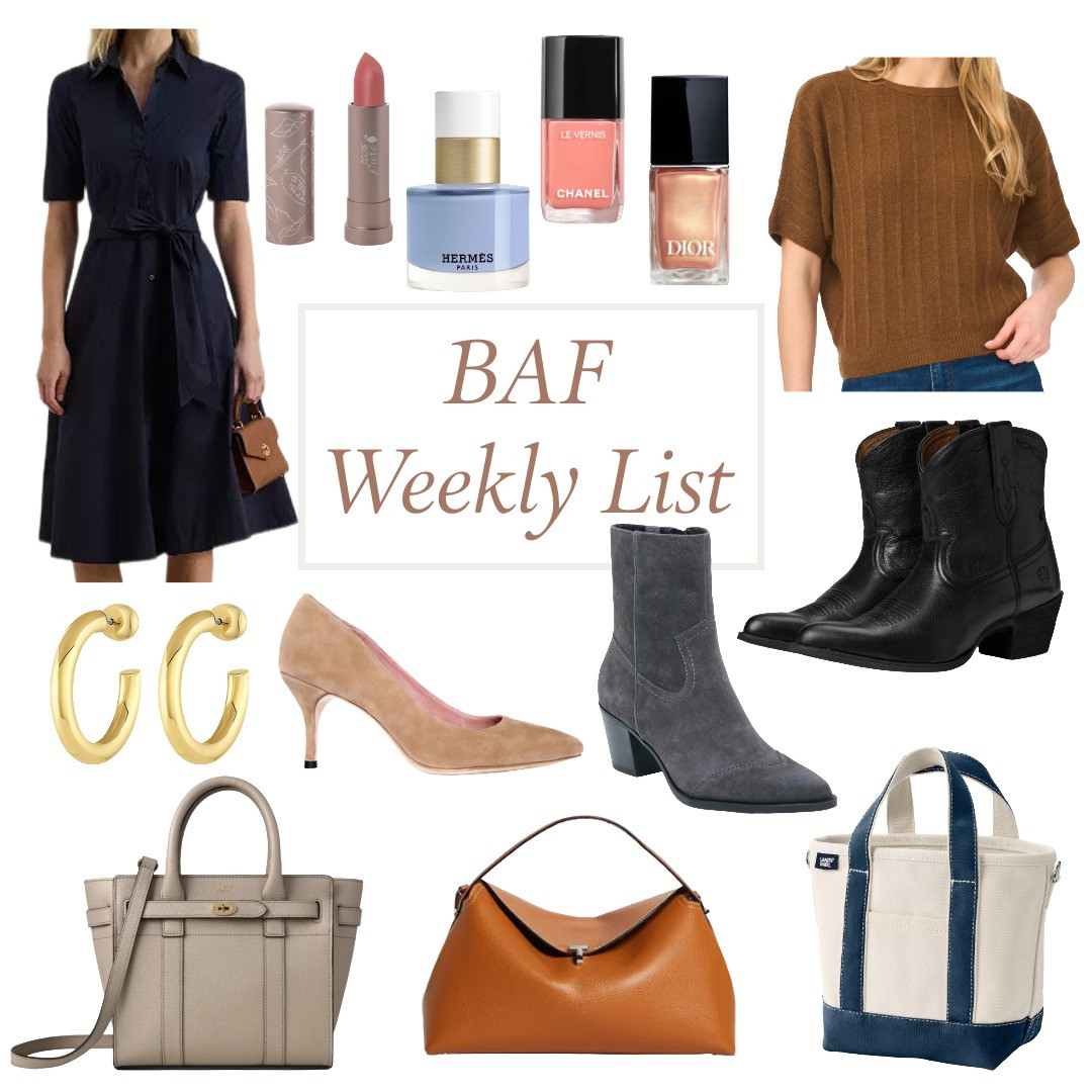 What's trending on the blog this week. Timeless handbags, classic jewelry, summer nail polish, and fall clothing.  

 #LTKSeasonal #LTKOver40 #LTKBeauty