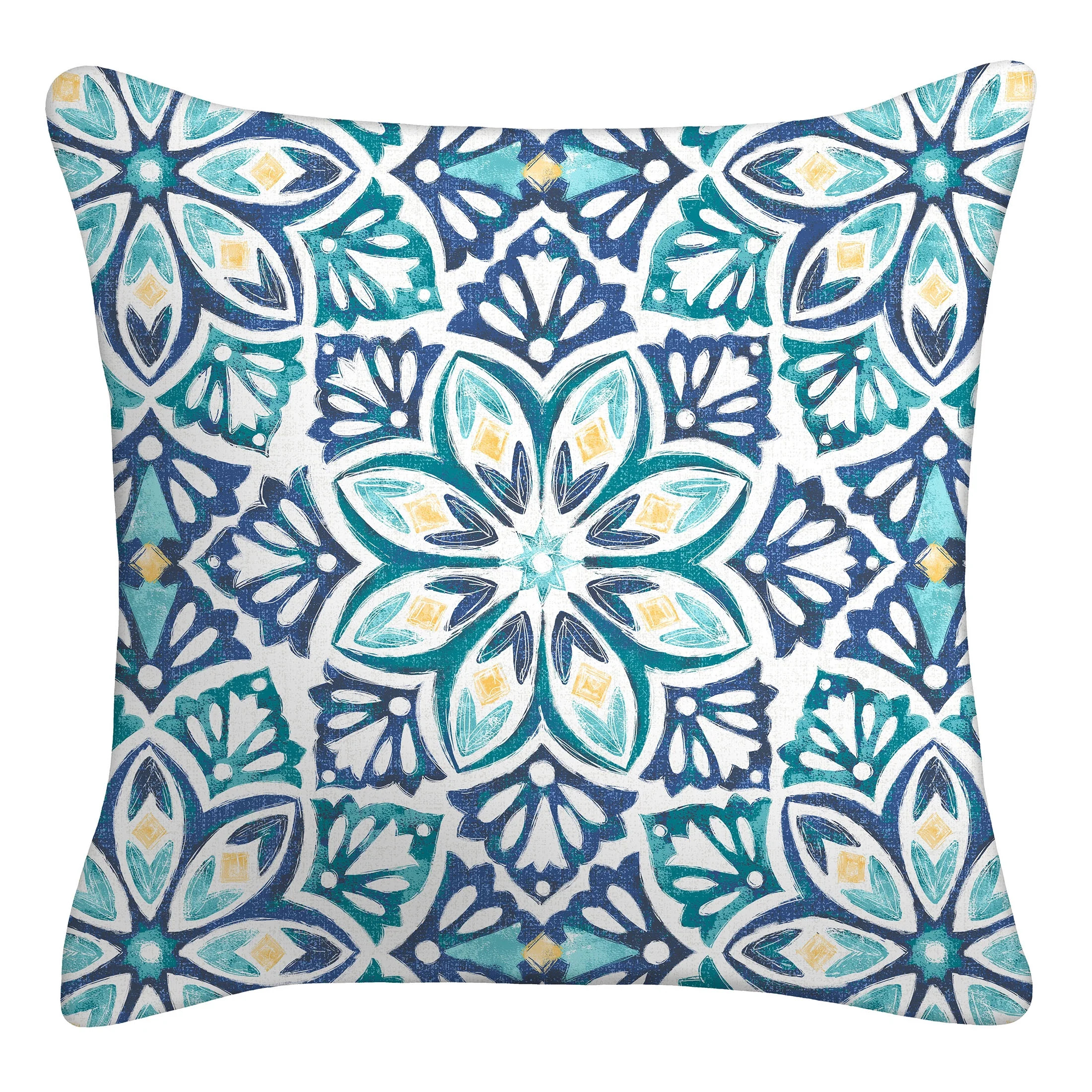 Mainstays 16" x 16" Decorative Outdoor Throw Pillow, Glacier | Walmart (US)