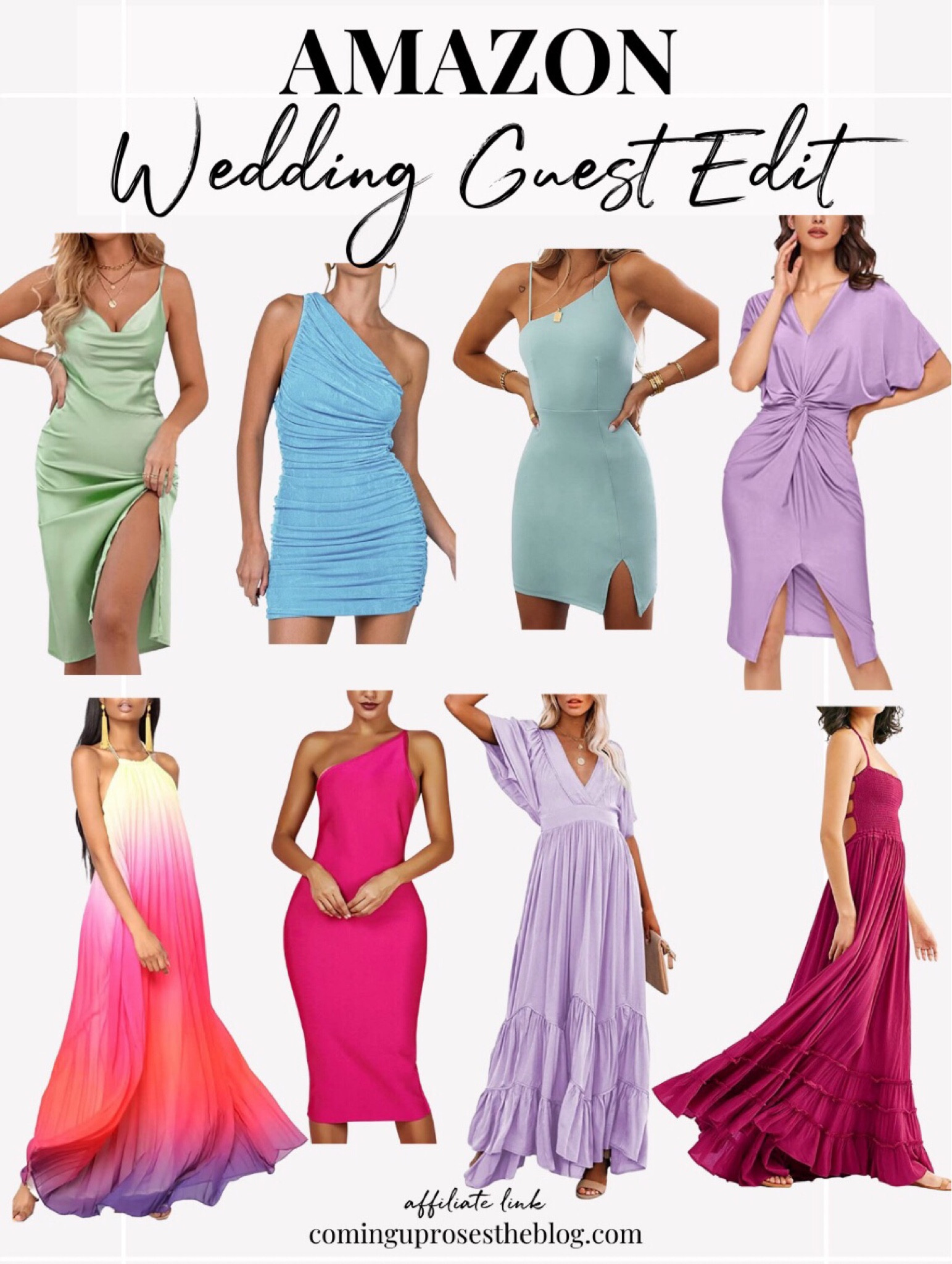 Spring wedding guest dresses all from Amazon! 💍

Dress under $100 // dress under $50 // wedding guest dress // spring wedding guest dress // $50 dress for wedding guest // lavender dress for wedding // casual wedding guest dress // formal wedding guest dress // ombré maxi dress // one shoulder dress 

#LTKSeasonal #LTKunder100 #LTKwedding