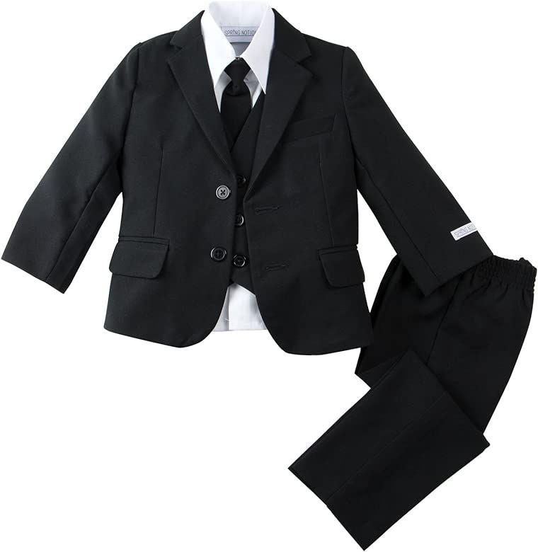 Baby Boys' Modern Fit Dress Suit Set | Amazon (US)