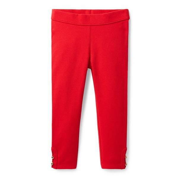 Button-Cuff Ponte Pant | Janie and Jack