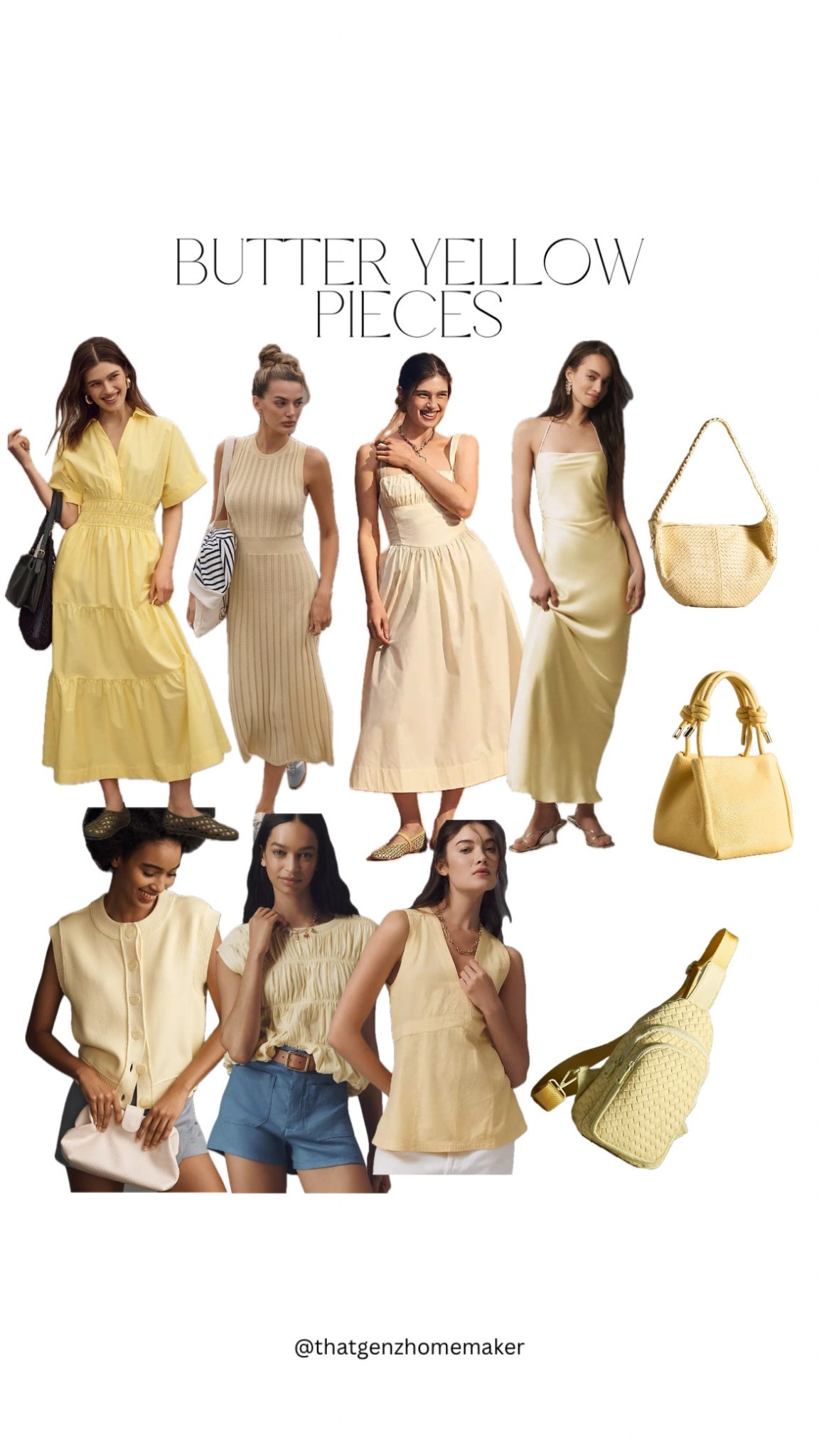 butter yellow - the color of the season 🧈💛

summer 2025 trends, butter yellow dresses, butter yellow shirts, butter yellow bags, butter yellow purses, butter yellow drop waist, summer vacation outfits



#LTKSeasonal #LTKStyleTip #LTKTravel