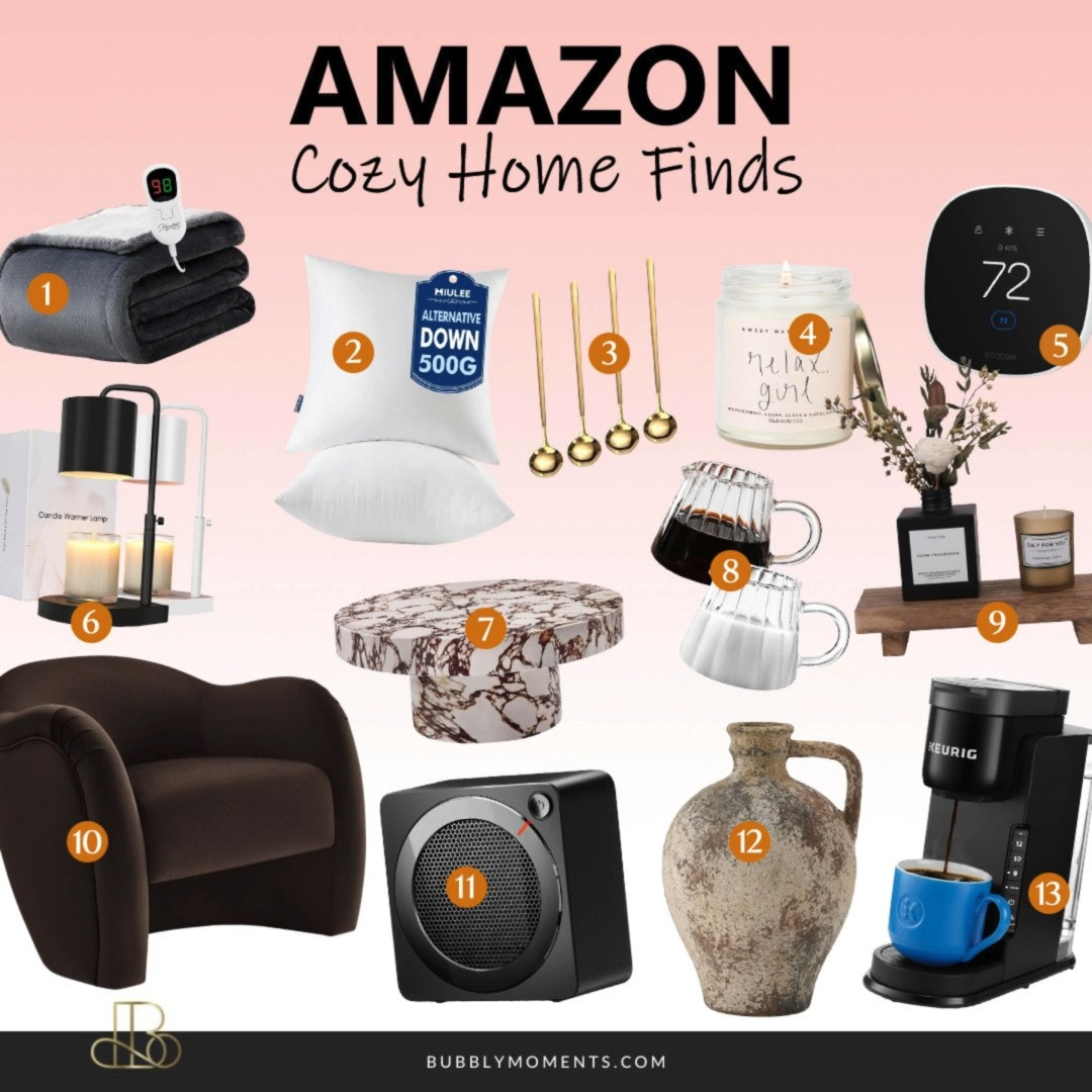 Creating a cozy home can be simple 🤍 These cozy home finds are perfect for adding comfort and warmth to your space. From soft textures to everyday home essentials, each item helps create a relaxed and inviting feel. Easy to style and use daily, these finds work well in the living room, bedroom, or any corner of your home.
Whether you’re updating your space or adding small touches to make it feel more comfortable, these home pieces help create a calm and cozy atmosphere. Perfect for slow mornings, quiet evenings, and everyday living.
Save this post for home inspiration and tap to shop ✨
#LTKHome #LTKFindsUnder100 #LTKFindsUnder50 #cozyhome #homefinds #homeinspo #homedecor #cozyvibes #interiorinspo #neutralhome #amazonhome #amazonfinds #homeessentials #cozycorners 

 