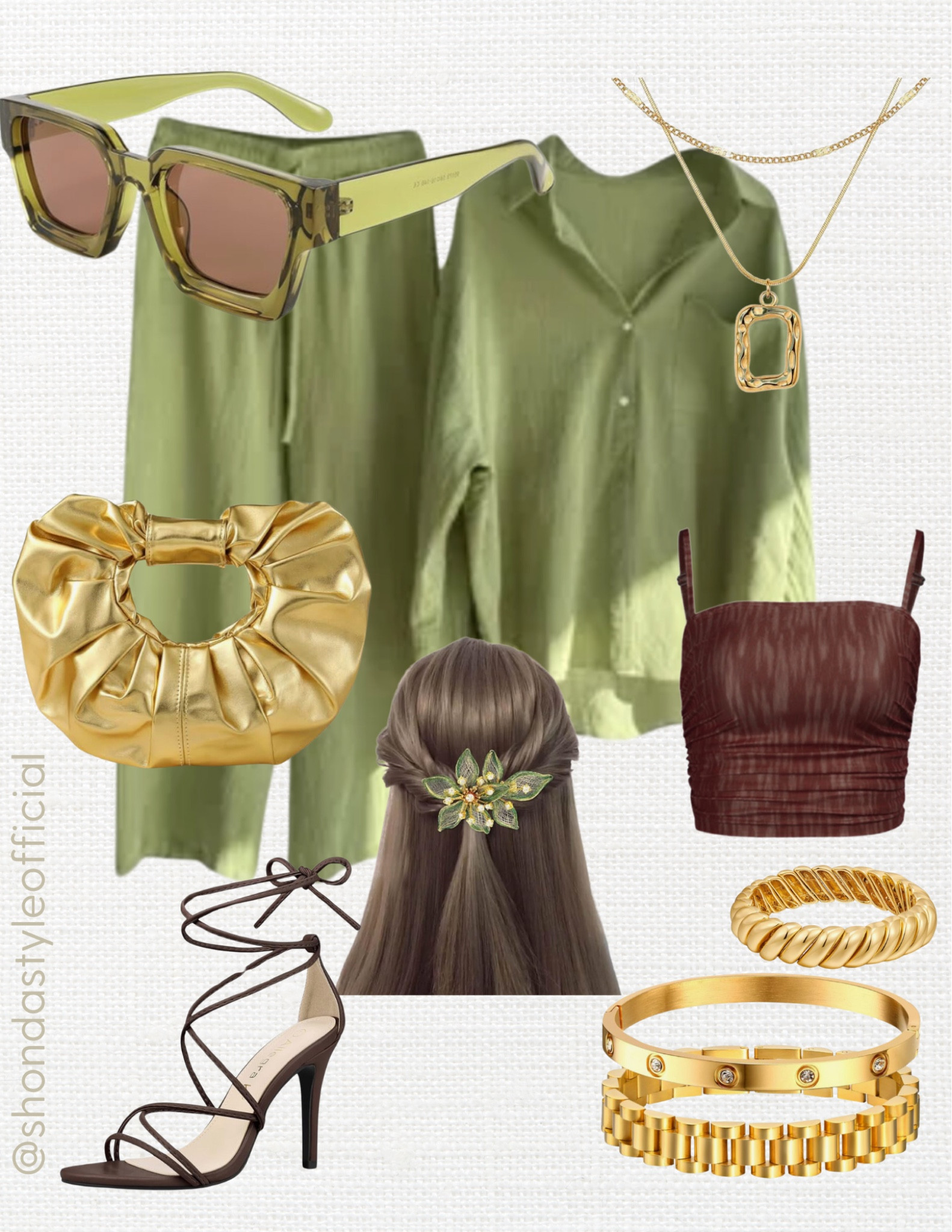 Plus outfit inspo, Walmart outfit inspo, gold jewelry inspo, lace heels, affordable outfit inspo, hair accessories, sunglasses, affordable clothes

#LTKstyletip #LTKfindsunder100 #LTKplussize