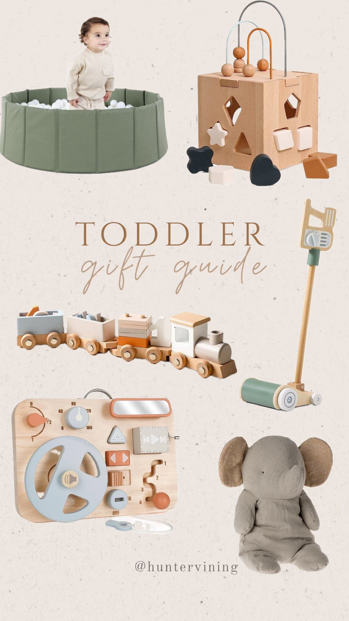 Toddler gift guide 

#neutraltoys #baby #toddlertoys #montessoritoys #play 

#LTKGiftGuide #LTKKids #LTKBaby