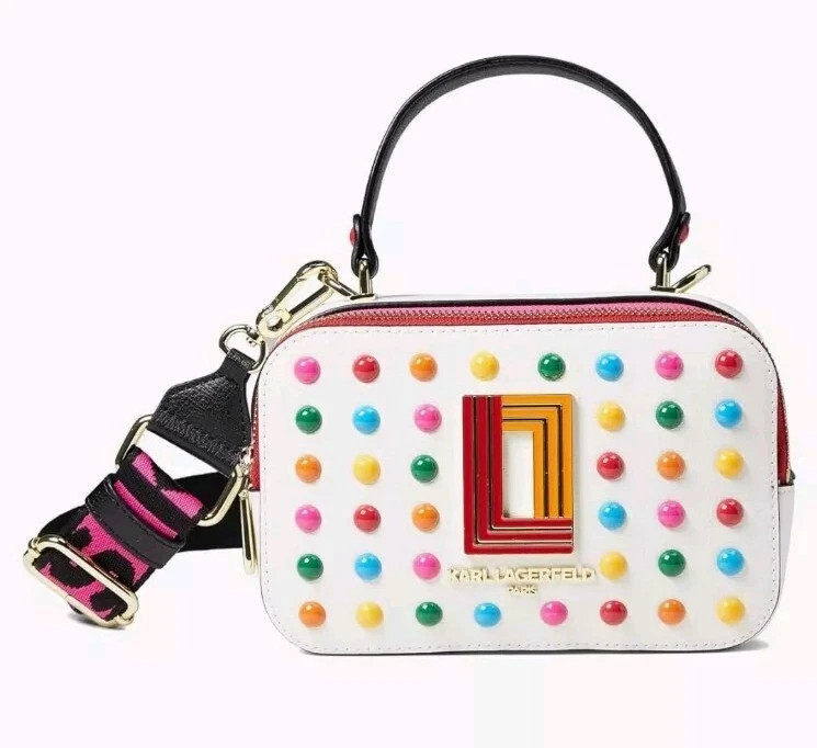 Karl Lagerfeld Paris Simone Top Handle Crossbody Camera Purse | eBay US