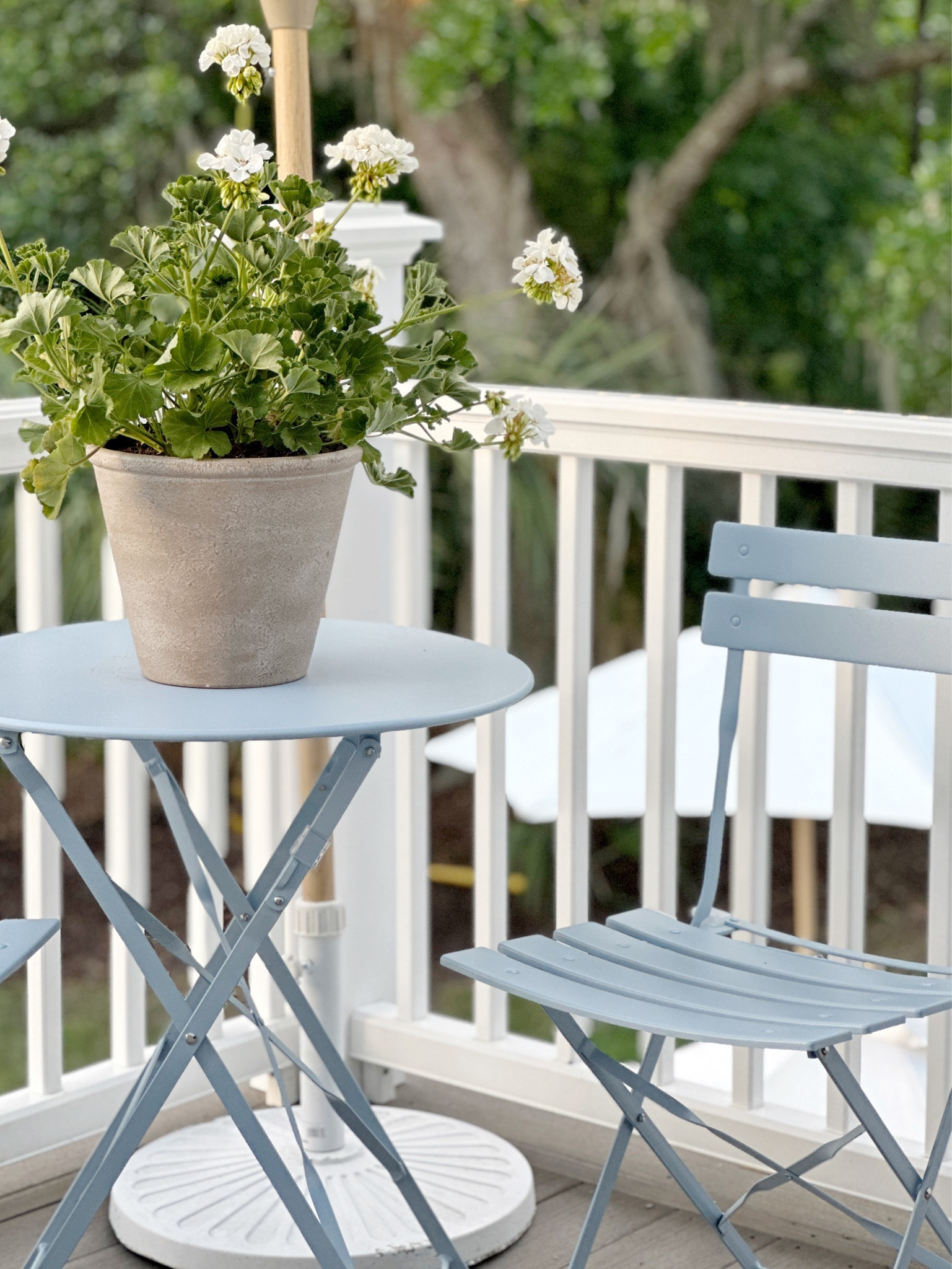 Coastal bistro set perfect for summer weather!

wayfair at home table chair bistro set blue coastal at home pot flowers walmart umbrella stand outdoor patio porch

#LTKstyletip #LTKhome #LTKSeasonal