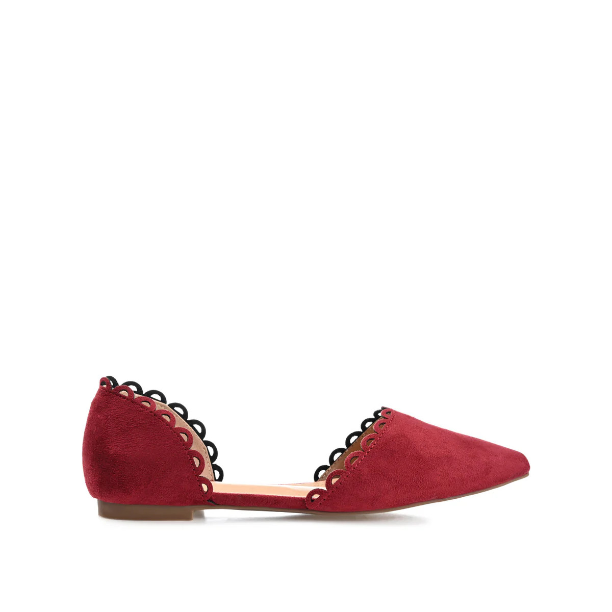 JEZLIN D'ORSAY FLATS IN FAUX SUEDE | Journee Collection