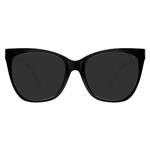 WOWSUN Large Polarized Cat Eye Sunglasses for Women | Amazon (US)