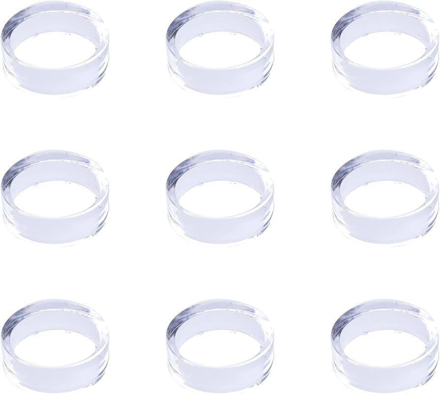 sowaka 9 Pcs Display Stands Acrylic Clear Small Round Baseball Ring Stands Easel Holders for Soft... | Amazon (US)