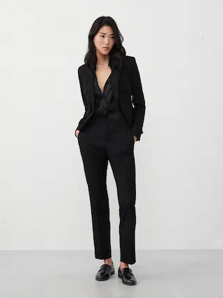 Stretch Twill Classic Blazer | Banana Republic Factory
