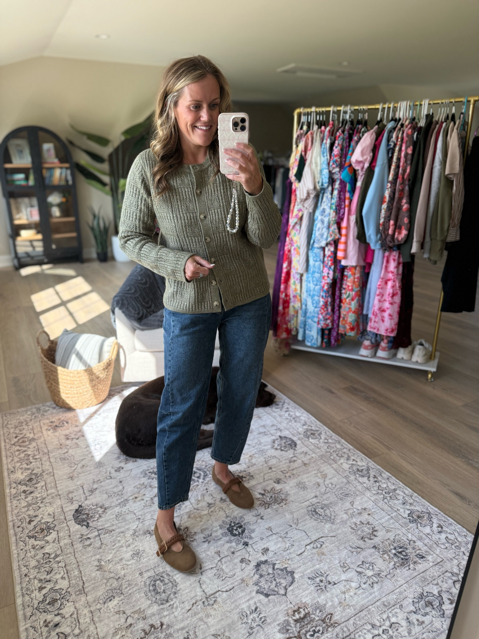 Top TTS, denim size down 1-2 sizes. Wearing 6, reg 10. 

Walmart 
Walmart New Arrivals 
Fall outfits 
Fall new arrivals 
Sweater 
Skirt