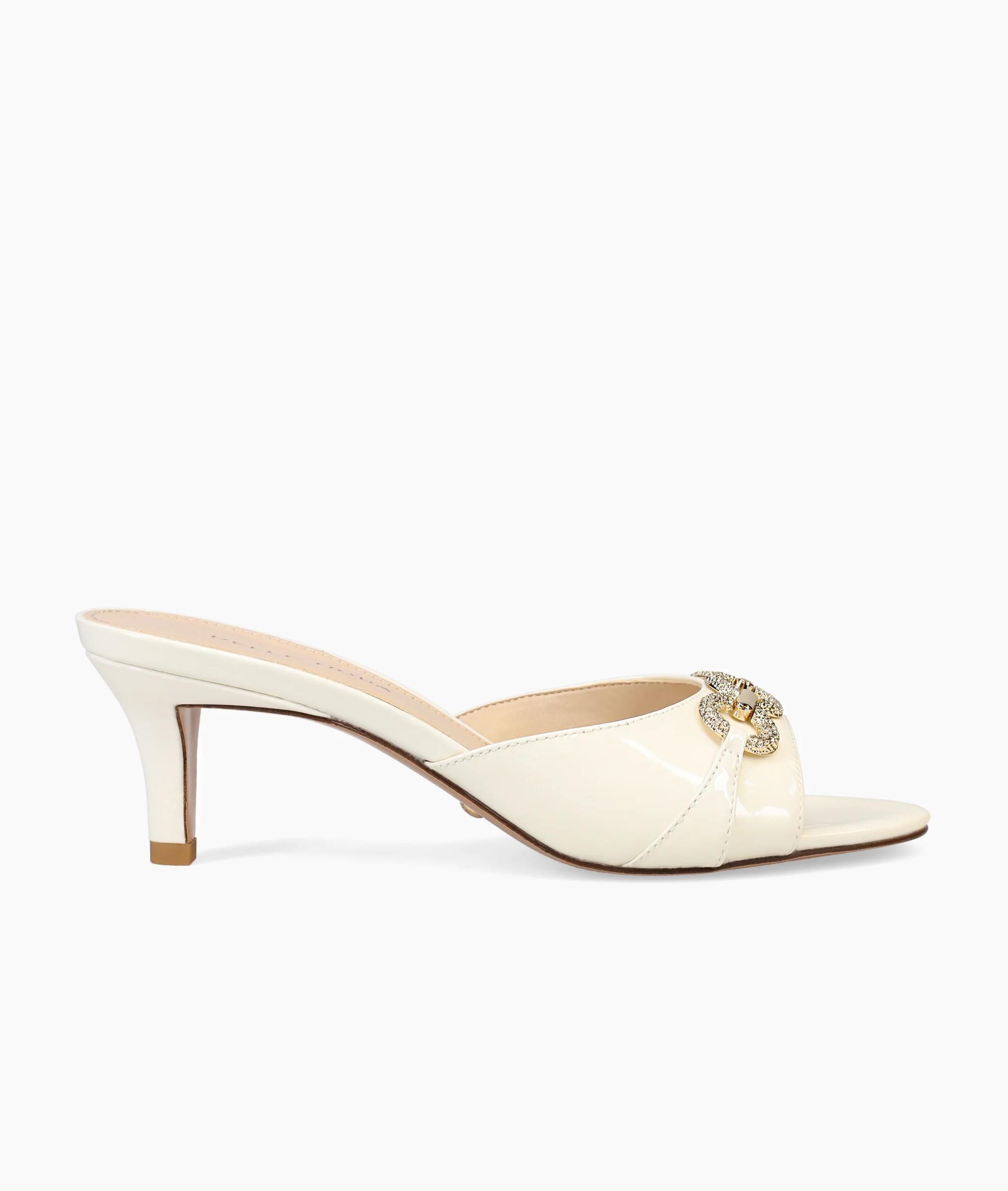 Balin 2 Slide - White Patent | Pelle Moda