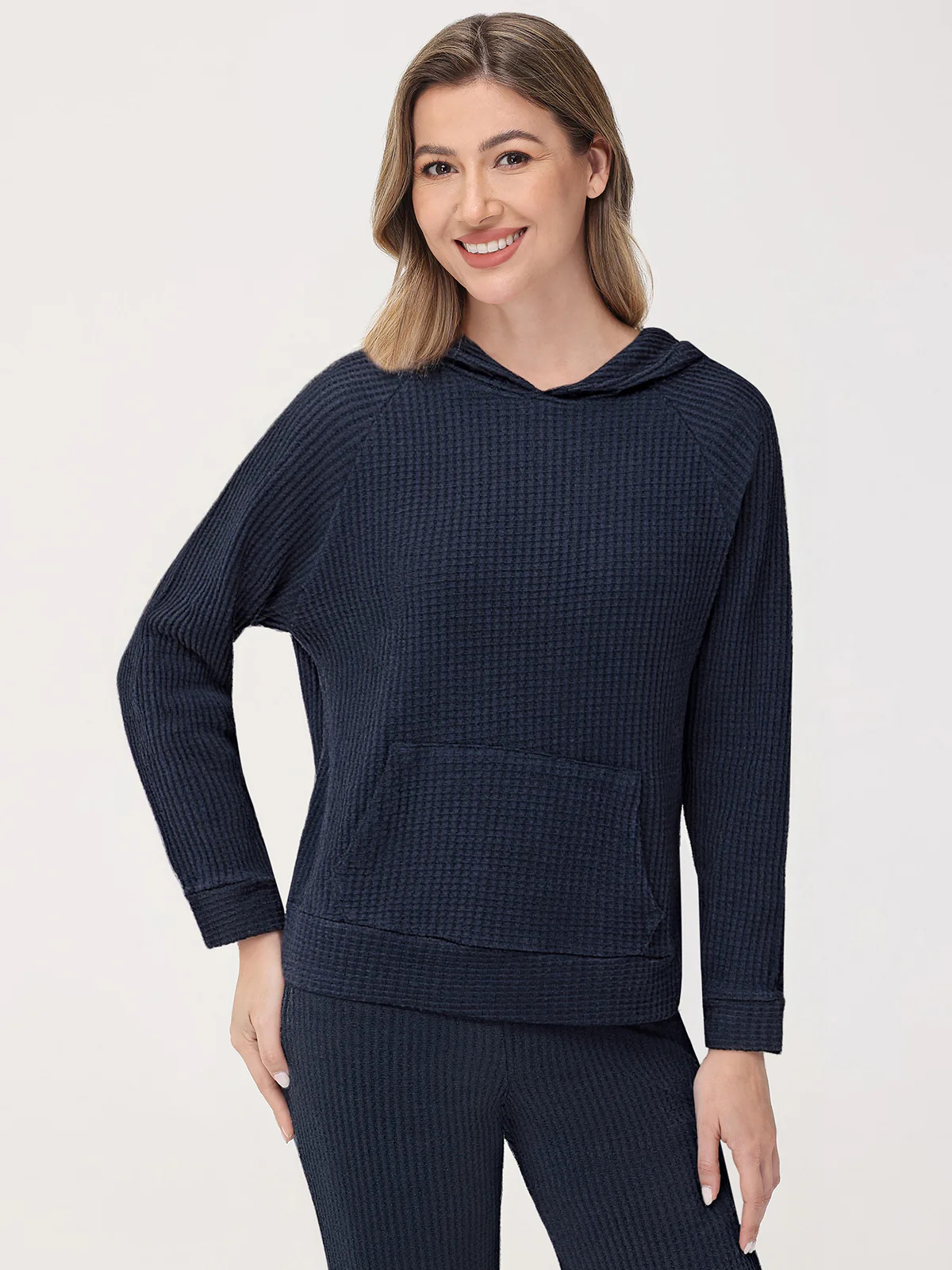 89th & Madison Waffle Knit Hoodie | 89th + Madison