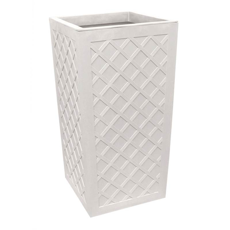 Citadel Eggshell Outdoor Planter, Large | At Home