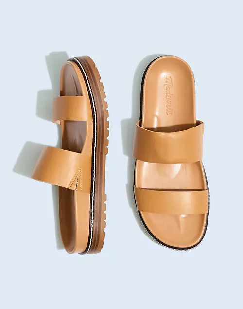 The Charley Double-Strap Slide Sandal | Madewell