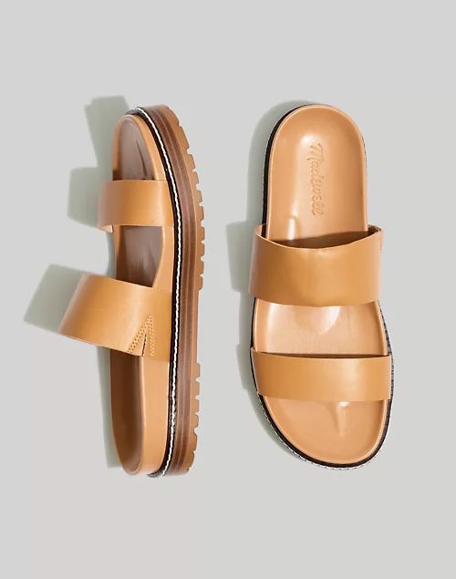 The Charley Double-Strap Slide Sandal | Madewell