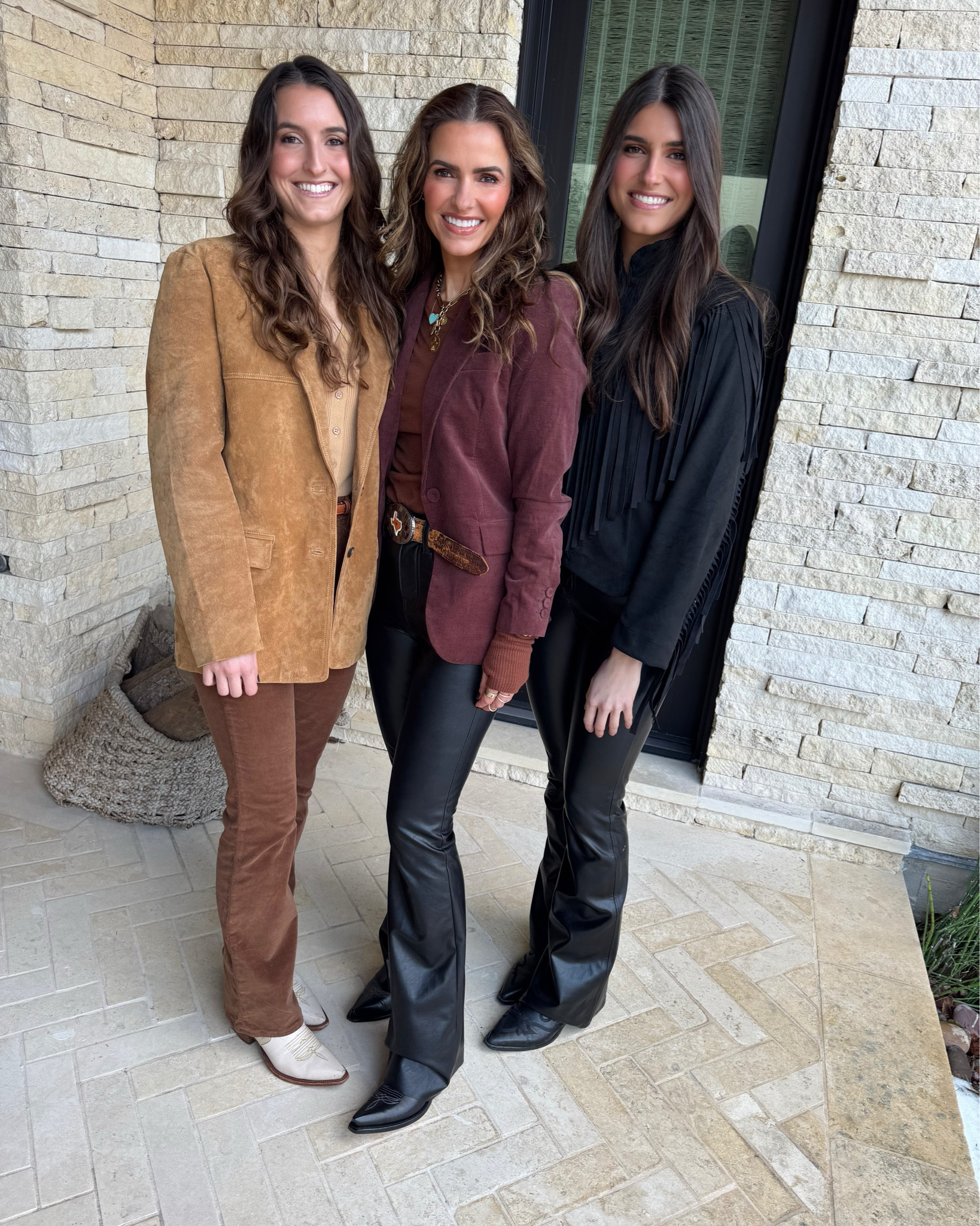 off to do one of my very favorite things (w my very fav peeps too)~ watch my horns play #gameday attire for all 3 of us linked here🤎🤘🏾

shop our go to chic #ootn looks: my fav faux leather pants (i own in several colors) run tts we’re wearing a 25’s

& one my fav tops i own in several colors w comfy & warm hand covers too, runs tts wearing a small 

+ chic blazer (that also comes w matching pants) & you will not believe the price! 

& our must-have cowboy boots! 

#LTKFamily #LTKStyleTip #LTKWatchNow