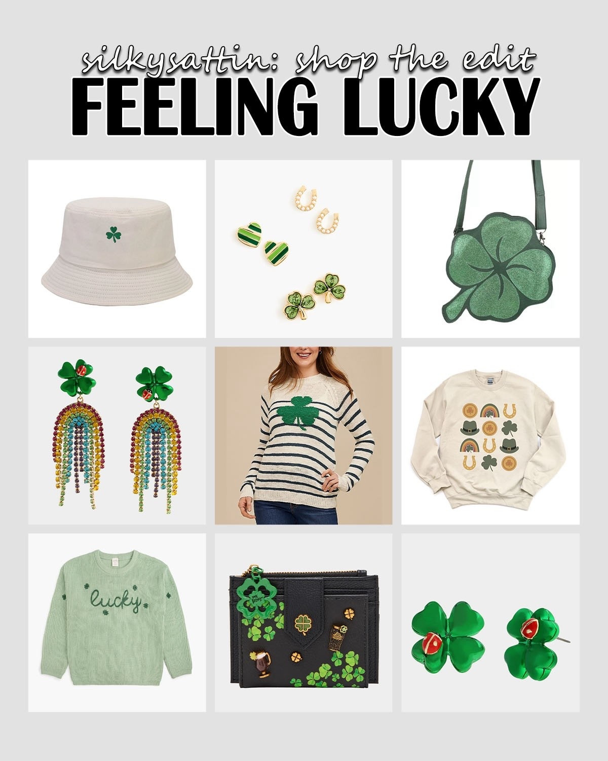 Shop the Edit: Feeling Lucky

Green-themed, rainbow, or shamrock inspired, shop these lucky articles. 

*If you’re loving the vibes, “heart” this post. I update the additional options of all my posts as I find additional articles and/or items start selling out.

St. Patty’s, St. Patrick’s outfit, green outfit, casual, ootd, ootn, women’s fashion #stpattys #stpatricksoutfit #greenoutfit #casual #ootd #ootn #women #fashion

#LTKSeasonal #LTKootd #LTKSaleAlert