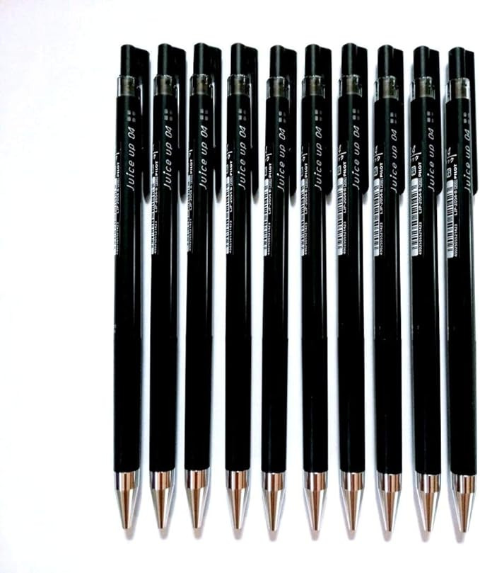 Pilot juice up 04 Retractable Gel Ink Pen, Ultra Fine Point 0.4mm, Black Ink, Value Set | Amazon (US)
