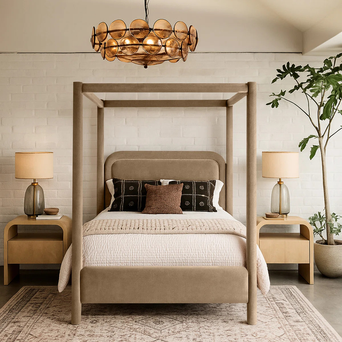 Salina Velvet Upholstered Bed | Wayfair North America