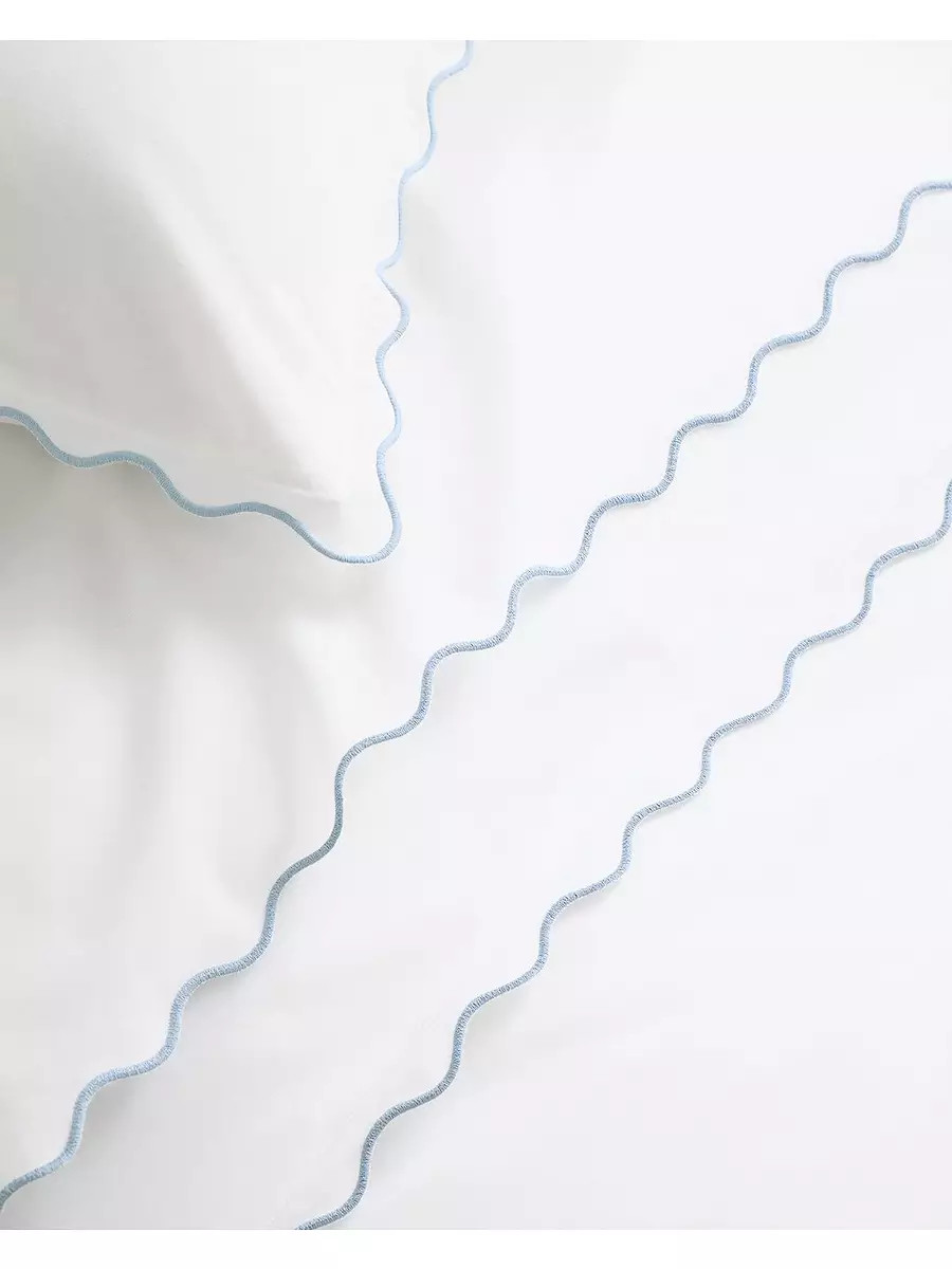 Wave Percale Bedding Set | Serena and Lily