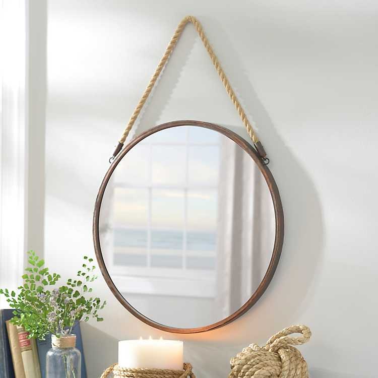 Metal Rope Wall Mirror | Kirkland's Home