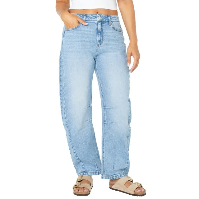Celebrity Pink Juniors Barrel Leg Jeans | Walmart (US)