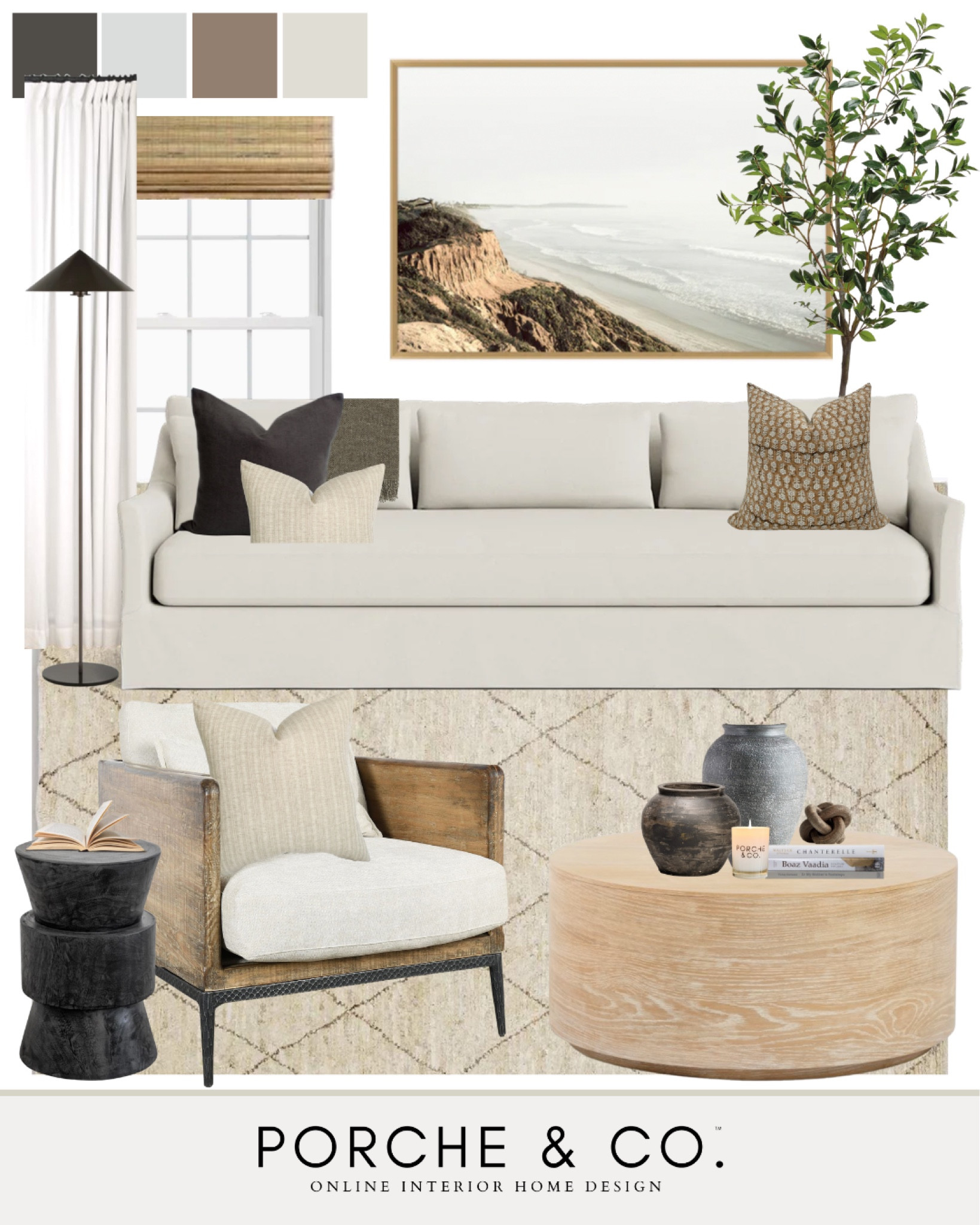 Living  room mood board, living room designs, living room inspo, living room furniture, round coffee table, sofa, moody living room 🤍 #livingroom #coffeetable #moodboard #visionboard

#LTKstyletip #LTKhome