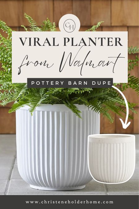 Get the high-end look without the price tag with this viral planter from Walmart! A perfect dupe for Pottery Barn’s stylish planters, this affordable option brings elegance and charm to your home or garden. Discover why everyone is raving about this top-rated planter and how it can elevate your decor. Click now to explore and shop the viral Pottery Barn dupe planter from Walmart!

#LTKFindsUnder50 #LTKHome #LTKSeasonal