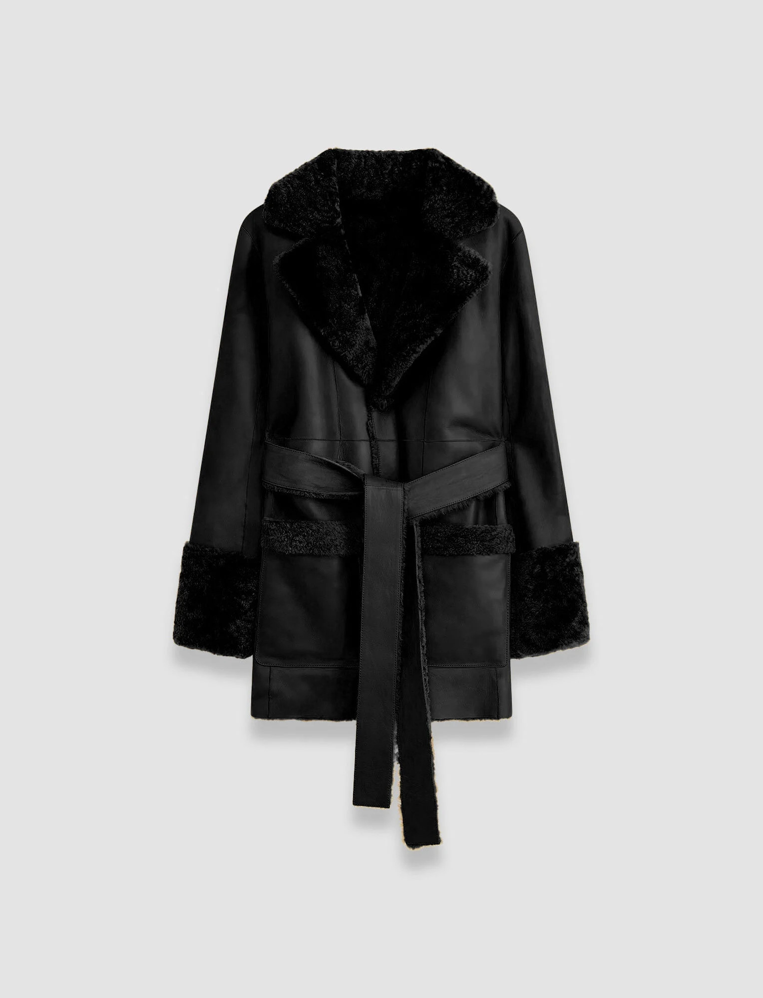 Reversible Shearling Leman Coat | Joseph